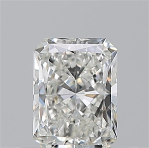 Picture of Natural Diamond 0.50 Carats, Radiant with  Cut, H Color, VVS1 Clarity and Certified by GIA