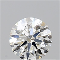 Diamante Natural 0.41 quilates, Redondo , Color H, claridad IF y certificado GIA