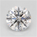 Lab Grown Diamond 1.03 Carats, Round with Ideal Cut, D Color, VS1 Clarity and Certified by IGI