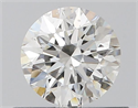 Diamante Natural 0.51 quilates, Redondo , Color H, claridad VS2 y certificado GIA