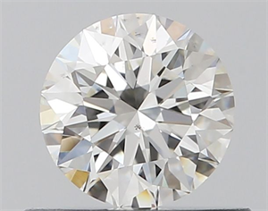 Foto Diamante Natural 0.51 quilates, Redondo , Color H, claridad VS2 y certificado GIA de