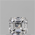 Natural Diamond 0.50 Carats, Asscher with  Cut, D Color, VS1 Clarity and Certified by GIA