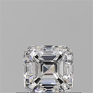 Picture of Natural Diamond 0.50 Carats, Asscher with  Cut, D Color, VS1 Clarity and Certified by GIA