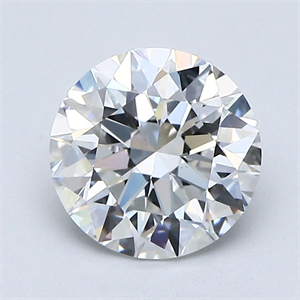 Picture of Natural Diamond 1.54 Carats, Round with Excellent Cut, E Color, VS1 Clarity and Certified by GIA
