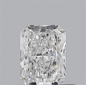 Picture of Natural Diamond 0.53 Carats, Radiant with  Cut, E Color, SI1 Clarity and Certified by GIA