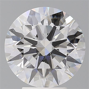 Picture of Lab Grown Diamond 4.60 Carats, Round with Ideal Cut, E Color, VS1 Clarity and Certified by IGI