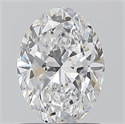 Natural Diamond 1.01 Carats, Oval with  Cut, D Color, VS1 Clarity and Certified by GIA
