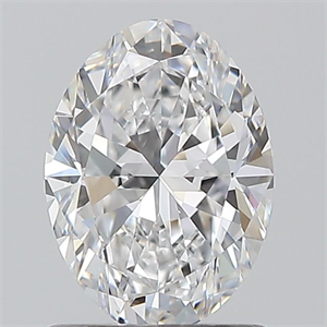Picture of Natural Diamond 1.01 Carats, Oval with  Cut, D Color, VS1 Clarity and Certified by GIA