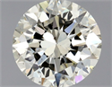 Natural Diamond 0.70 Carats, Round with Very Good Cut, M Color, SI1 Clarity and Certified by GIA