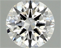 Natural Diamond 0.47 Carats, Round with Excellent Cut, F Color, SI2 Clarity and Certified by GIA