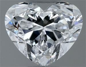 Picture of Natural Diamond 0.50 Carats, Heart with  Cut, E Color, SI1 Clarity and Certified by GIA