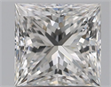 Natural Diamond 1.00 Carats, Princess with  Cut, E Color, VS1 Clarity and Certified by GIA