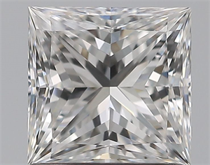 Picture of Natural Diamond 1.00 Carats, Princess with  Cut, E Color, VS1 Clarity and Certified by GIA