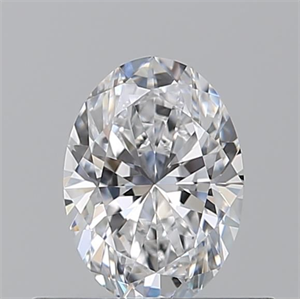 Foto Diamante Natural 0.50 quilates, Ovalado , Color D, claridad VVS1 y certificado GIA de