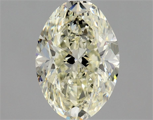 Foto Diamante Natural 0.90 quilates, Ovalado , Color K, claridad SI2 y certificado HRD de