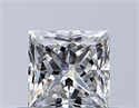Natural Diamond 0.44 Carats, Princess with  Cut, H Color, VVS2 Clarity and Certified by GIA