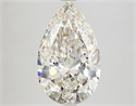 Natural Diamond 3.53 Carats, Pear with  Cut, I Color, SI2 Clarity and Certified by GIA