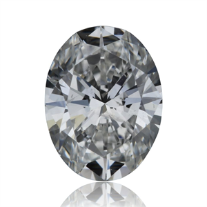 Foto Diamante Natural 0.52 quilates, Ovalado , Color F, claridad I1 y certificado GIA de