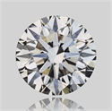Natural Diamond 1.55 Carats, Round with Excellent Cut, F Color, VS2 Clarity and Certified by GIA