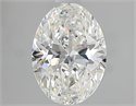 Natural Diamond 1.01 Carats, Oval with  Cut, G Color, SI2 Clarity and Certified by GIA