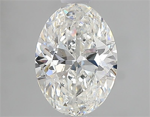 Picture of Natural Diamond 1.01 Carats, Oval with  Cut, G Color, SI2 Clarity and Certified by GIA