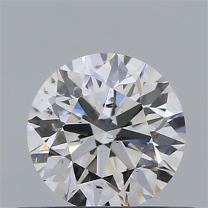 Picture of Natural Diamond 0.42 Carats, Round with Excellent Cut, F Color, SI2 Clarity and Certified by GIA