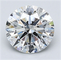 Diamante Natural 2.60 quilates, Redondo , Color G, claridad SI2 y certificado GIA