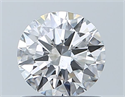 Diamante Natural 0.80 quilates, Redondo , Color F, claridad VS2 y certificado GIA