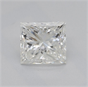 Natural Diamond 1.01 Carats, Princess with  Cut, I Color, SI1 Clarity and Certified by GIA