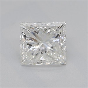Picture of Natural Diamond 1.01 Carats, Princess with  Cut, I Color, SI1 Clarity and Certified by GIA