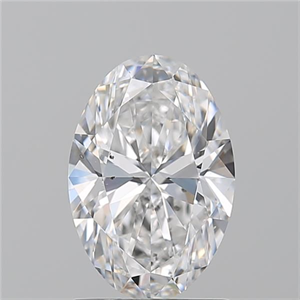 Picture of Natural Diamond 1.51 Carats, Oval with  Cut, E Color, SI1 Clarity and Certified by GIA