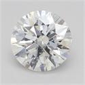 Natural Diamond 2.22 Carats, Round with Excellent Cut, H Color, SI2 Clarity and Certified by GIA