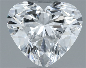 Picture of Natural Diamond 0.36 Carats, Heart with  Cut, D Color, VS1 Clarity and Certified by GIA