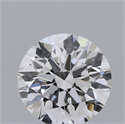 Natural Diamond 0.40 Carats, Round with Excellent Cut, E Color, SI2 Clarity and Certified by GIA