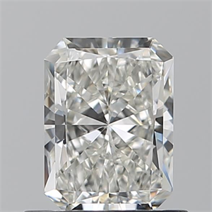 Picture of Natural Diamond 0.72 Carats, Radiant with  Cut, H Color, VVS1 Clarity and Certified by GIA