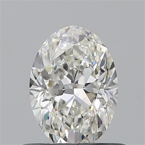 Picture of Natural Diamond 0.50 Carats, Oval with  Cut, H Color, VVS1 Clarity and Certified by GIA
