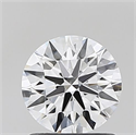 Lab Grown Diamond 1.03 Carats, Round with Ideal Cut, D Color, VVS2 Clarity and Certified by IGI