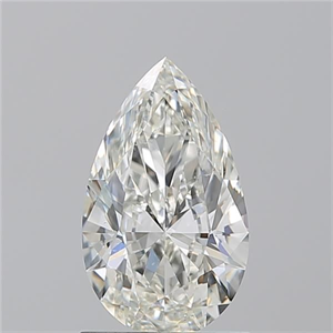 Picture of Natural Diamond 1.20 Carats, Pear with  Cut, I Color, SI1 Clarity and Certified by GIA
