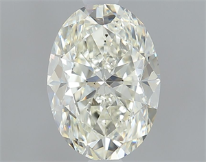 Foto Diamante Natural 0.80 quilates, Ovalado , Color L, claridad SI1 y certificado GIA de