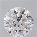 Natural Diamond 5.69 Carats, Round with Excellent Cut, D Color, FL Clarity and Certified by GIA