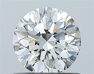 Picture of Natural Diamond 0.70 Carats, Round with Excellent Cut, H Color, SI1 Clarity and Certified by GIA