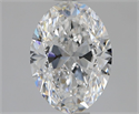 Natural Diamond 1.30 Carats, Oval with  Cut, E Color, VS1 Clarity and Certified by GIA