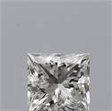 Natural Diamond 0.40 Carats, Princess with  Cut, G Color, IF Clarity and Certified by IGI