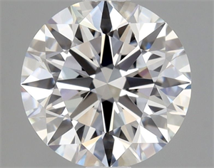 Picture of Natural Diamond 1.02 Carats, Round with Excellent Cut, E Color, VVS1 Clarity and Certified by GIA