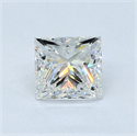 Diamante Natural 0.80 quilates, Princesa , Color G, claridad VVS2 y certificado GIA