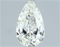 Natural Diamond 0.90 Carats, Pear with  Cut, I Color, VVS1 Clarity and Certified by IGI