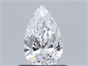 Diamante Natural 0.51 quilates, De pera , Color D, claridad VVS1 y certificado GIA