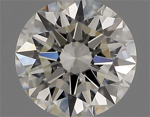 Picture of Natural Diamond 0.74 Carats, Round with Excellent Cut, H Color, IF Clarity and Certified by IGI