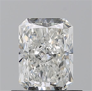 Picture of Natural Diamond 0.73 Carats, Radiant with  Cut, H Color, VVS2 Clarity and Certified by GIA