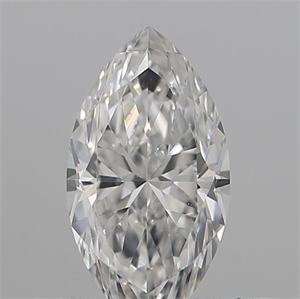Picture of Natural Diamond 0.10 Carats, Marquise with  Cut, H Color, VS1 Clarity and Certified by IGI